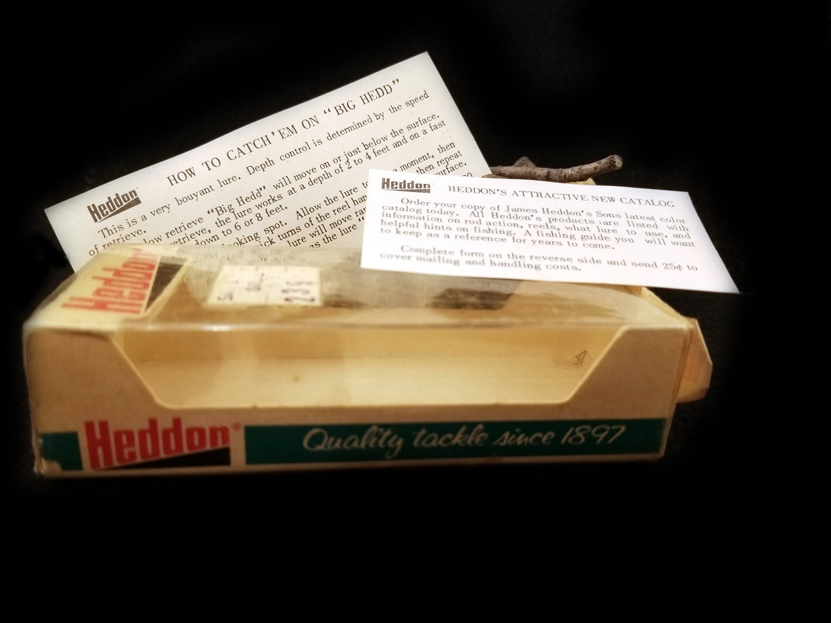 Heddon Big Hedd with original box – Funky Paint Lures