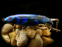 Load image into Gallery viewer, Topwater Plopper &quot;Blue Camo&quot; 110 Size