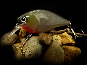 2.5 Rattling Squarebill "Dark Gray Shad"