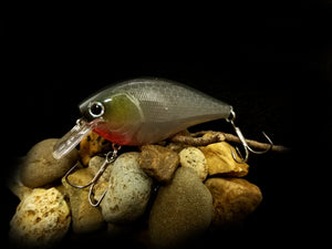 1.5 Rattling Squarebill "Dark Gray Shad"