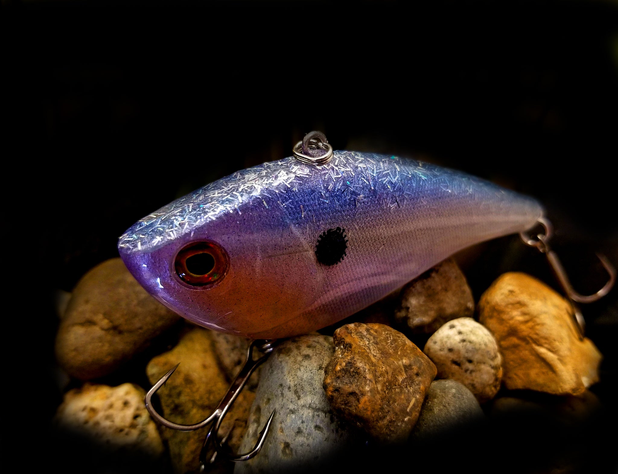 Predator Bass Baits XR75 Blue Glitter Herring